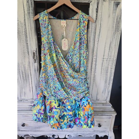 Plenty by Tracy Reese V-Neck Bubble Dress - New Large - Picture 5 of 5